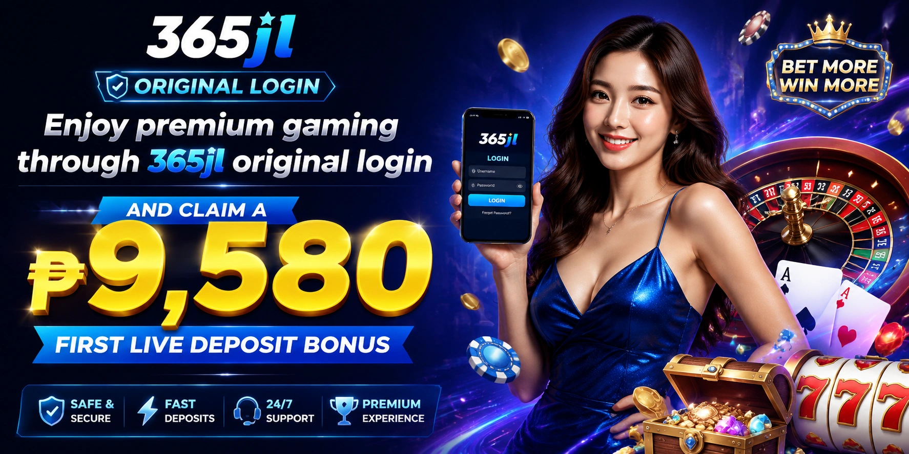 365JL Casino casino interface example
