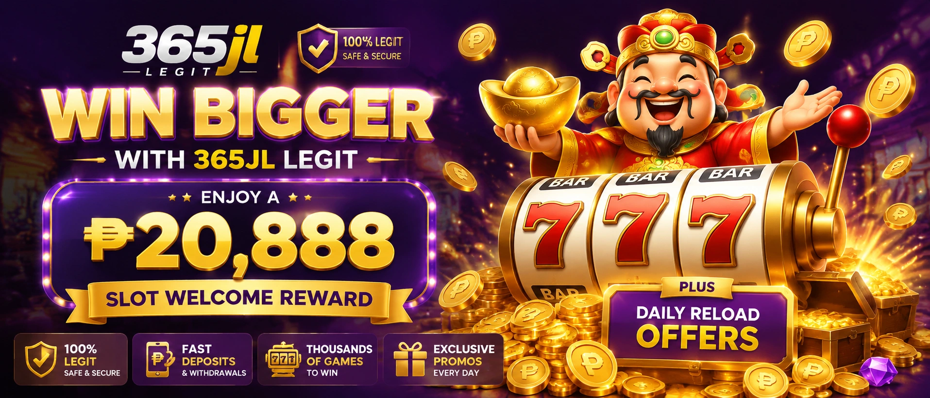 365JL Jackpots bonus highlight